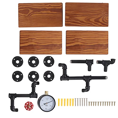 Pyltha Industrial Style Mit 4 Ebenen, Retro Vintage Wohnzimmermöbel Aus Holz Und Stahl - Robuste Lagerung, Vielseitig Einsetzbar Für Schlafzimmer Und Flur Pyltha Industrial Style Mit 4 Ebenen, Retro Vintage Wohnzimmermöbel Aus Holz Und Stahl - Robuste Lagerung, Vielseitig Einsetzbar Für Schlafzimmer Und Flur von Pyltha