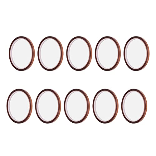 Wärmedämmband-Hochtemperatur-Polyimid-Band für Wärme presse anwendungen, starke Adhäsion Nr., 10 Rollen Standard größe für Transfers und (type 2) von Pyltha