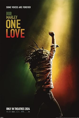 Pyramid America Bob Marley Poster – Bob Marley One Love 2024 Film – (61 x 91,4 cm), ideal als Schlafzimmerdekoration, Heimdekoration, Bürodekoration, Spielzimmer-Dekor, Musikzimmer-Dekor und von Pyramid America
