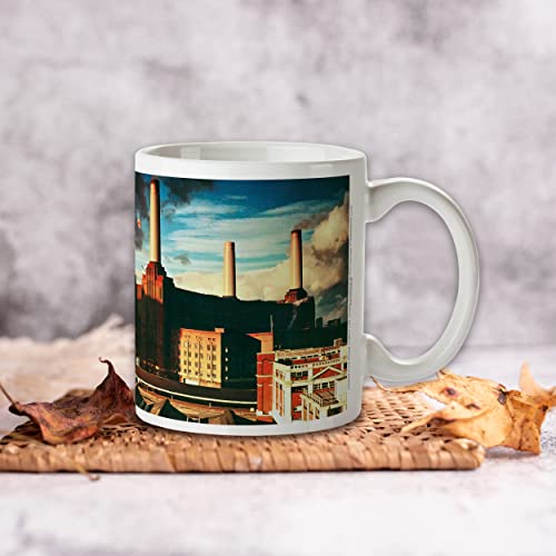 Pyramid America - Pink Floyd Tasse mit Tiermotiv, 325 ml, einzigartige Keramiktasse für Kaffee-, Kakao- und Teetrinker – splitterfest und beidseitig bedruckt von Pyramid America