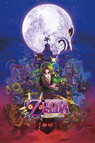 The Legend of Zelda Majora's Maske Poster. Offiziell lizenziert von Pyramid America
