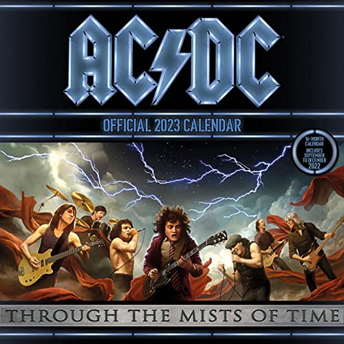 ACDC Kalender 2023 Offizieller Kalender 2023, 12 Monate, original englische Ausführung. von Pyramid International