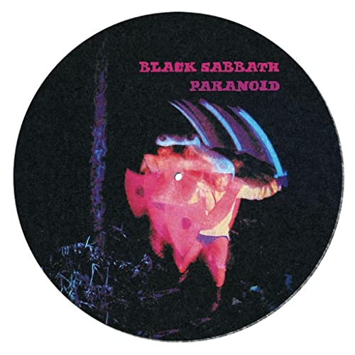Black Sabbath Plattenspieler, zum Mixen, DJ-Kratzen und Hören, Paranoid-Design, Schwarz von Pyramid International