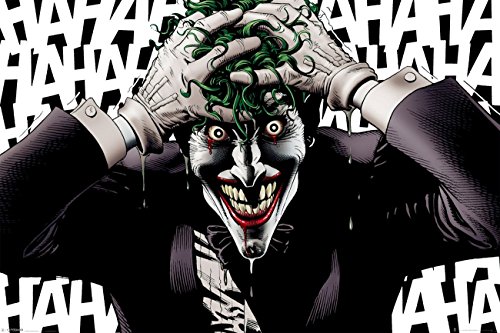 Der Joker Killing Witz Maxi Poster, Holz, Mehrfarbig von Pyramid International