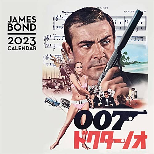 James Bond Kalender 2023 Offizieller Kalender 2023, 12 Monate, original englische Ausführung. von Pyramid International