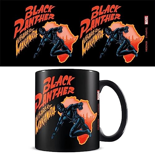 Marvel Black Panther Tasse (Black Panther Design) 325 ml Keramik-Kaffeetasse, Marvel-Geschenke für Männer, Marvel-Geschenke für Frauen, Tassen und Kaffeetassen für Frauen und Männer, Tassen für Kinder von Pyramid International
