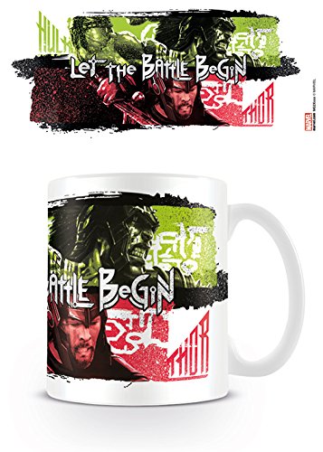 Marvel Comics Thor Ragnarok Let The Battle Begin 11oz/315ml Kaffeetassen von Pyramid International