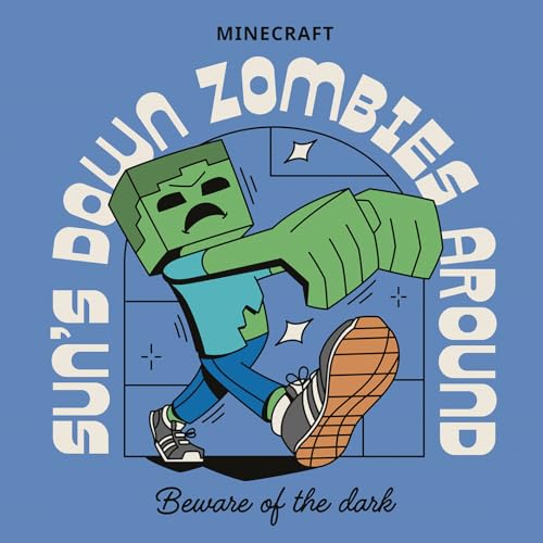 Minecraft (Zombie) Leinwand-Dekoration für Kinderzimmer, lebendige Zombie-Themen, verleiht Spielbereichen Charakter von Pyramid International