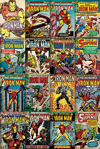 Poster Iron Man - Covers - 61 x 91.5 cm | PostersDE von Pyramid International