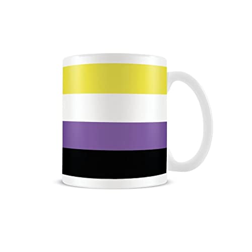 Pride Tasse (nicht Binary Pride Design) Flagge Wrap 325 ml Keramiktasse von Pyramid International