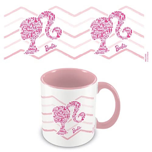 Pyramid International Barbie-Tasse (Barbie-Kopf-Design), 325 ml, Keramik-Kaffeetasse, Kaffeebecher für Frauen und Tassen für Männer – Offizieller Merchandise-Artikel von Pyramid International