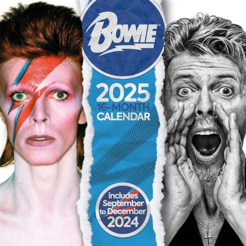Pyramid International David Bowie Kalender 2025 - Iconic Rock Star Art Premium Collector's Edition - 16-Monats-Planer - Geschenk für Bowie-Fans Pyramid International David Bowie Kalender 2025 - Iconic Rock Star Art Premium Collector's Edition - 16-Monats-Planer - Geschenk für Bowie-Fans von Pyramid International