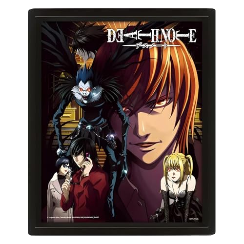 Pyramid International 3D Death Note Wandkunst und Poster, 25cm x 20cm x 1.5cm von Pyramid International