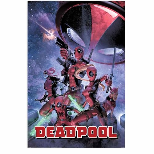 Marvel Deadpool Poster Family Marvel Deadpool Poster Family von Pyramid International