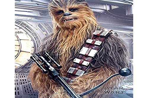 Pyramid International Chewbacca Bowcaster Star Wars The Last Jedi Mini-Poster, Kunststoff Glas, Mehrfarbig, 19.7L x 15.8W von Pyramid International