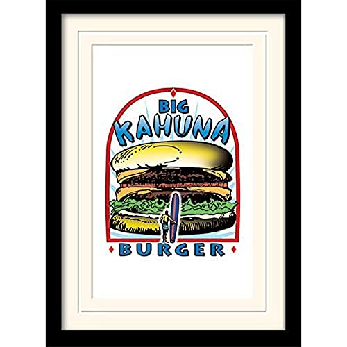 Pulp Fiction MP10970P-PL (Big Kahuna Burger) Montiert & Rahmen - Größe: 45 cm x 35 x 2 cm von iPosters