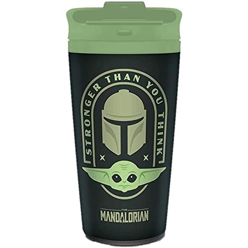 Pyramid International Star Wars The Mandalorian Mug de voyage en mtal Stronger Than You Think Pyramid International Star Wars The Mandalorian Mug de voyage en mtal Stronger Than You Think von Pyramid International