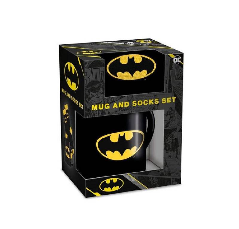 Pyramid International Tasse DC Comics Batman Logo Tasse and socks set von Pyramid International