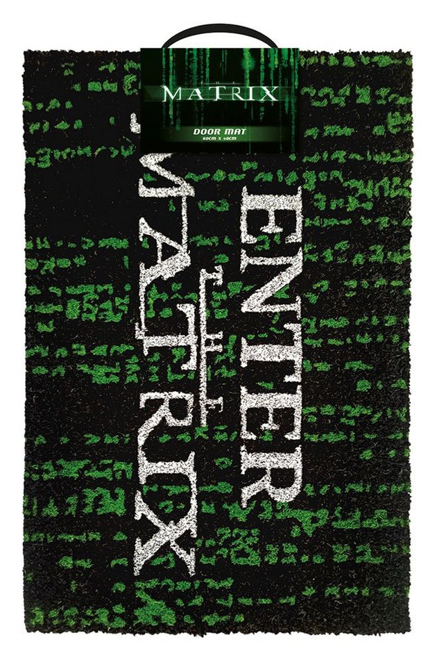 Pyramid International Teppich Matrix Fußmatte Enter the Matrix 40 x 60 cm, PVC und Kokosfaser von Pyramid International