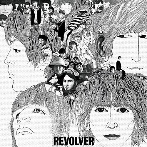 Pyramid International The Beatles Leinwand (Revolver-Design), quadratisch, 40 x 40 cm von Pyramid International