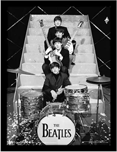 Pyramid International The Beatles Poster im Rahmen (Fotoshooting-Design), gerahmter Kunstdruck, 30 x 40 cm von Pyramid International