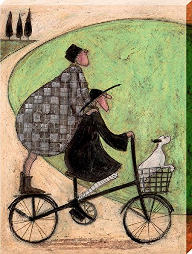 Pyramid International WDC92277 Sam Toft Double Decker Bike Leinwanddruck auf MDF-Keilrahmen von Pyramid International