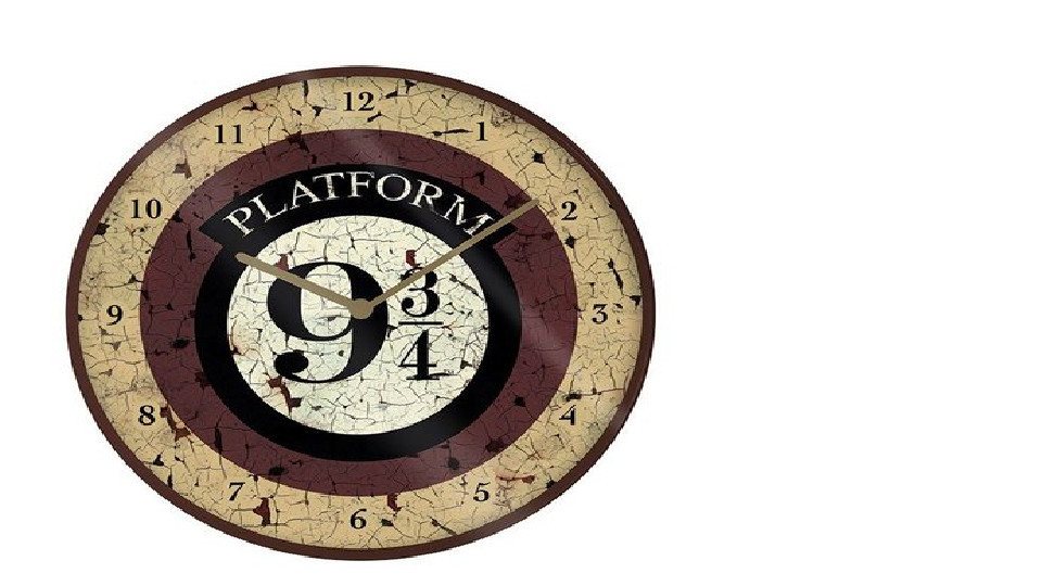 Pyramid International Wanduhr Harry Potter Wanduhr Platform 9 3/4 von Pyramid International