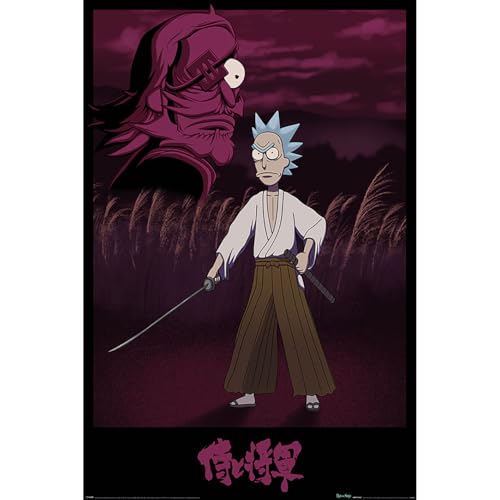 Pyramid Rick and Morty (Samurai Rick) Poster von Pyramid International