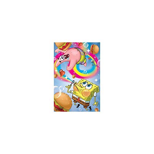 Spongebob Regenbogenspaß Poster. Offiziell lizenziert von Pyramid International