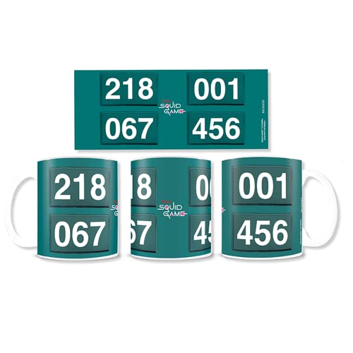 Tintenfisch Game Mug Offiziell lizenzierte Netflix Tasse 325 ml (Zahlen) von Pyramid International