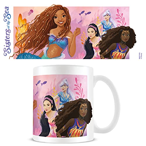 Disney The Little Mermaid Tasse (Sisters of the Sea Design) 325 ml Keramik Kaffeetasse, kleine Meerjungfrau Geschenke für Mädchen und Jungen, Tassen für Frauen und Männer von Pyramid International