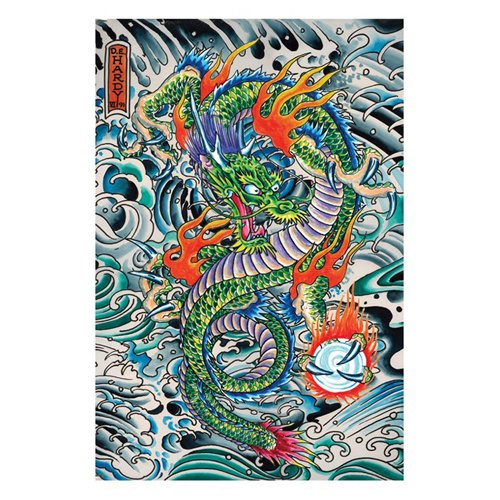 Ed Hardy (Dragon) Poster Großformat B X H : 61 x 91 cm von Pyramid