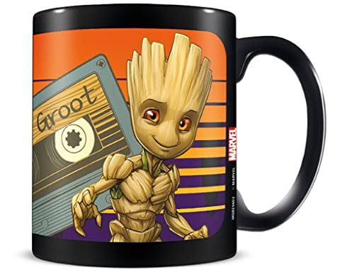 Guardians of The Galaxy Tasse in Geschenkbox (Groot Sunshine Design), 325 ml Keramiktasse von Pyramid International