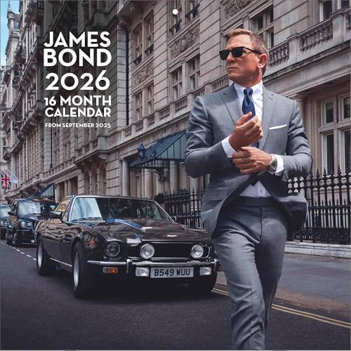 JAMES BOND - Broschürenkalender im Format 30 x 30 von Pyramid