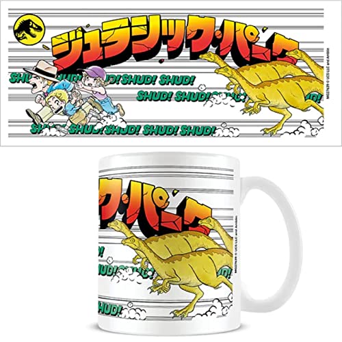 Pyramid International Jurassic Park Kaffeetasse in Geschenkbox (Stampede Anime-Design) 325 ml Keramiktasse – Offizieller Jurassic Park Merchandise von Pyramid International