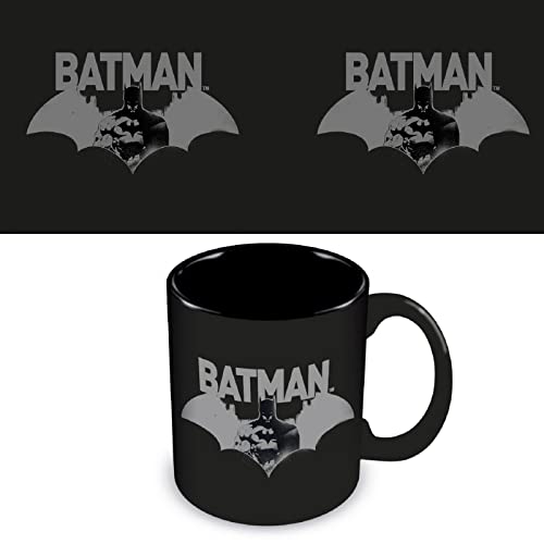 Pyramid International DC Comics Batman Tasse (Emblem Design) Kaffeetasse in Präsentationsbox, Batman Tassen für Männer, Frauen und Kinder – Offizielles Merchandise von Pyramid International