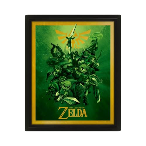Pyramid International EPPL71137 Link Gerahmtes 3D Poster, PET und Tinte Rahmen aus PS, mehrfarbig, 29 x 25 x 5 cm Pyramid International EPPL71137 Link Gerahmtes 3D Poster, PET und Tinte Rahmen aus PS, mehrfarbig, 29 x 25 x 5 cm von Pyramid International