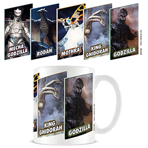 Pyramid International Godzilla Kaffeetasse (Monster-Design), 325 ml, Keramik, Weiß, in Geschenkbox von Pyramid International