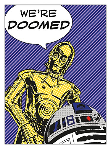 Star Wars "We're Doomed!", 60 x 80 cm, Leinwanddruck von Star Wars