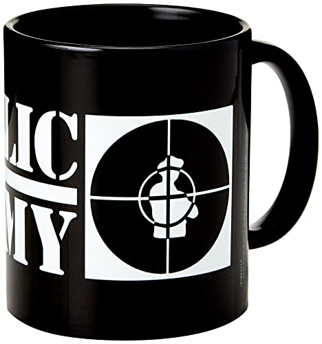 Pyramid International MGB26313 Public Enemy (Crosshairs Logo) Black Coffee Mug Kaffeetassen, Keramik, 11 Ounces, Schwarz von Pyramid International