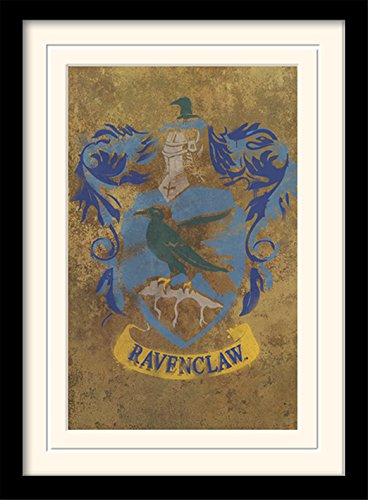 Pyramid International Harry Potter (Ravenclaw Crest) 30x40 cm montiert und gerahmt, Mounted 250GSM PAPERWRAP MDF, Mehrfarbig, 44 x 33 x 4 cm von Pyramid International