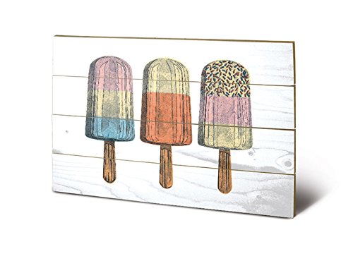 Pyramid International Barry Goodman (Lollies) Holzwand-Kunst, Holz, Mehrfarbig, 40 x 2.5 x 59 cm von Pyramid International