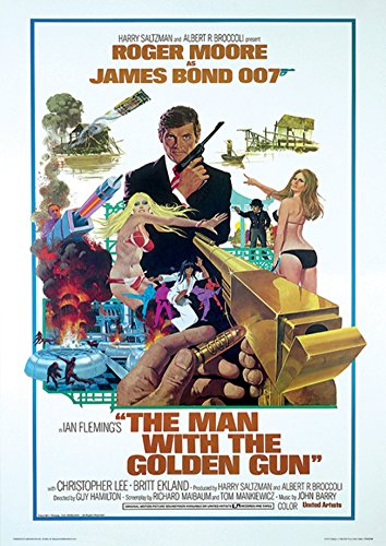 Pyramid JAMES BOND KUNSTDRUCK ART PRINT THE MAN WITH THE GOLDEN GUN POSTER von Pyramid