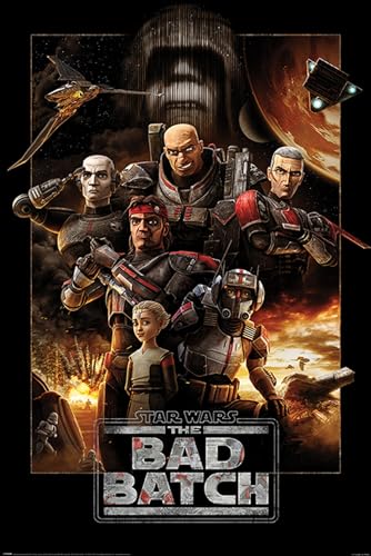 Pyramid Star Wars: The Bad Batch (Montage) Maxi Poster 61x 91.5cm, Mehrfarbig von Pyramid International