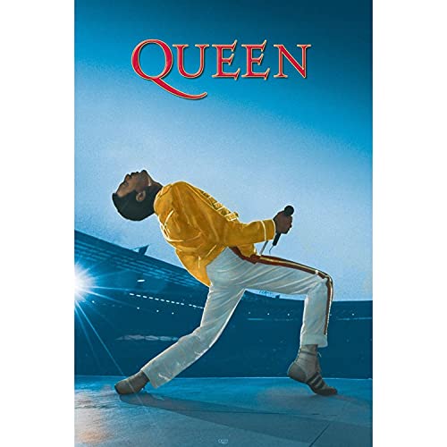 Pyramid International Queen Maxi Poster (Live at Wembley Design) 61 cm x 91,5 cm – Offizieller Merchandise-Artikel Pyramid International Queen Maxi Poster (Live at Wembley Design) 61 cm x 91,5 cm – Offizieller Merchandise-Artikel von Pyramid International