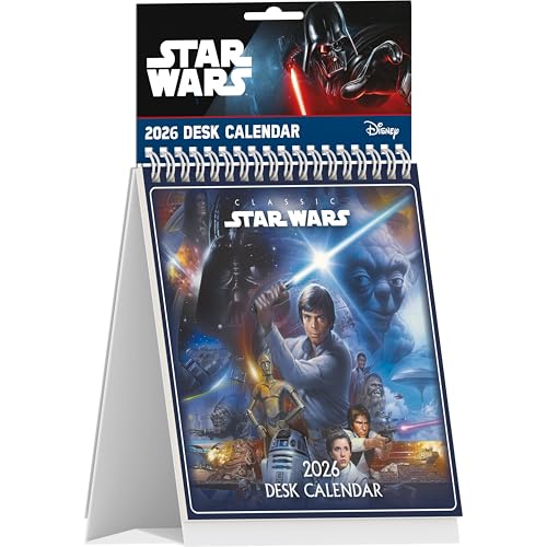 STAR WARS (CLASSIC) - Tischaufstellkalender im Format 16 x 17 von Pyramid