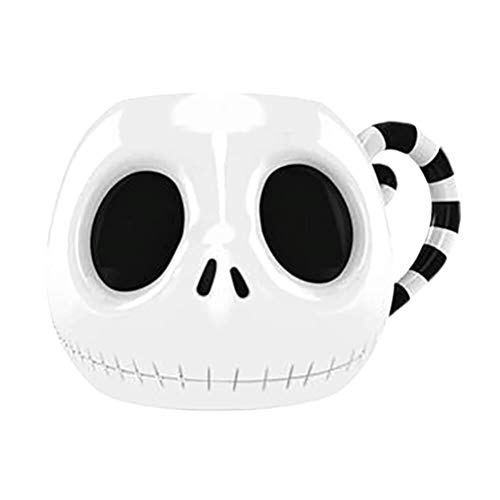 The Nightmare Before Christmas Tasse ( Geformter Jack Head Symbol Design) 14oz Keramik-Kaffeetasse in einer Geschenk-Box - Offizielles Lizenzprodukt von Pyramid International