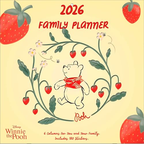 WINNIE THE POOH Familienplaner im Format 30 x 30 von Pyramid