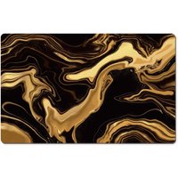 Verschiedene Größen Extra Große Schwarz Gold Marmor Schreibtischmatte, 10x16 12x18 14x24 18x36 Mousepad Verschiedene Größen Extra Große Schwarz Gold Marmor Schreibtischmatte, 10x16 12x18 14x24 18x36 Mousepad von Pyramidappareldesign