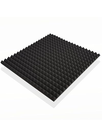 Pyramiden Platten Akustik Schaumstoff Schalldämmung verschiedene Größen ca. 100 x 100 x 3 cm von Pyramidenkönig